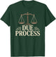 Due Process for All Legal Rights Civil Rights Lawyer T-Shirt - T-Shirt | Forest