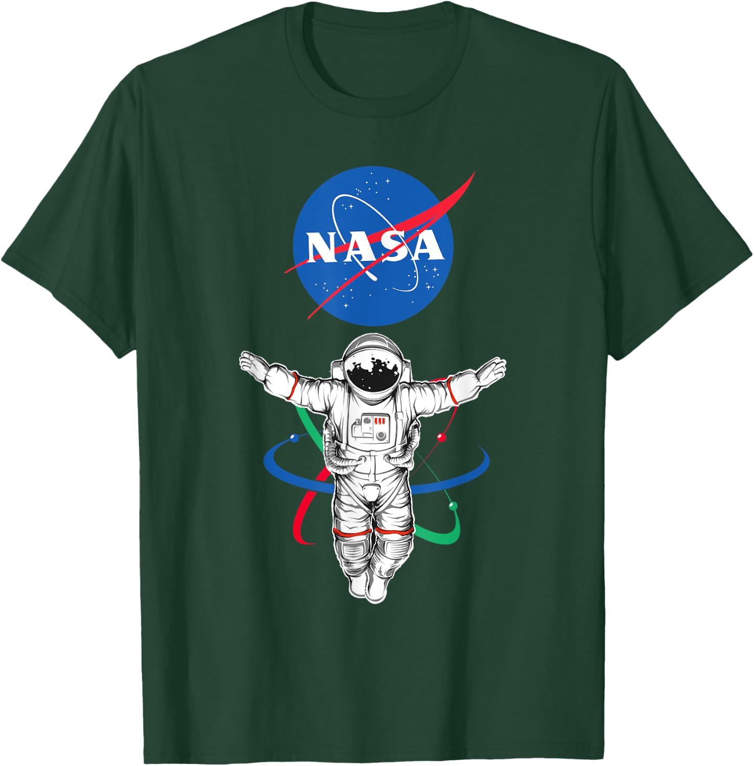 Astronaut Atom NASA T-Shirt - T-Shirt | Forest