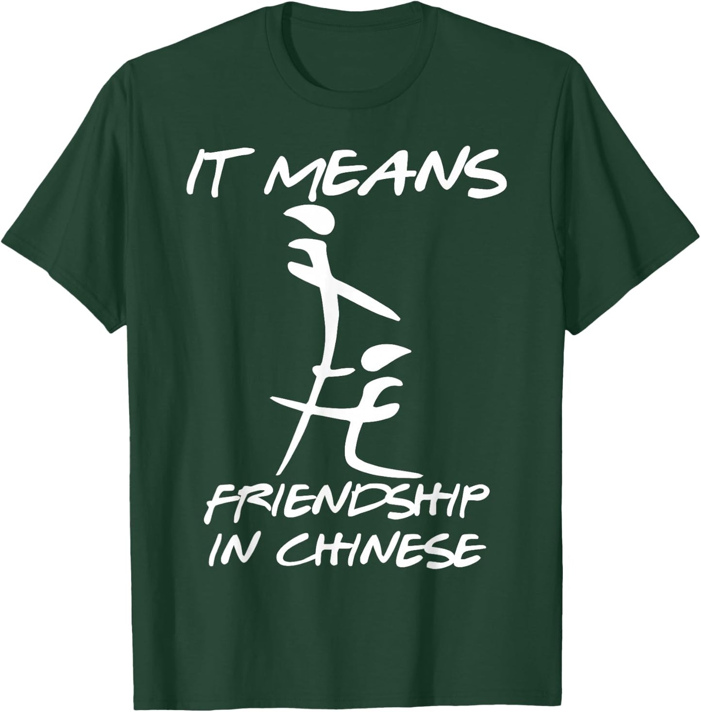 It Means Friendship in Chinese Funny Sarcasm T-Shirt - T-Shirt | Forest