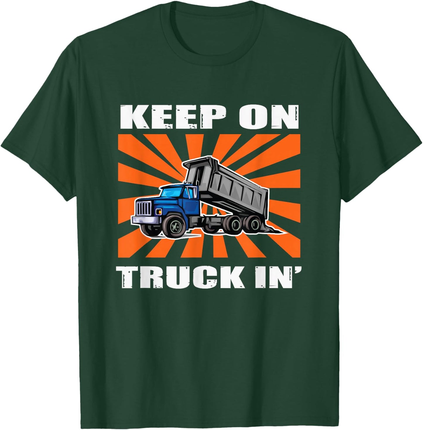 Dump Truck , Women and Kids T-Shirt - T-Shirt | Forest