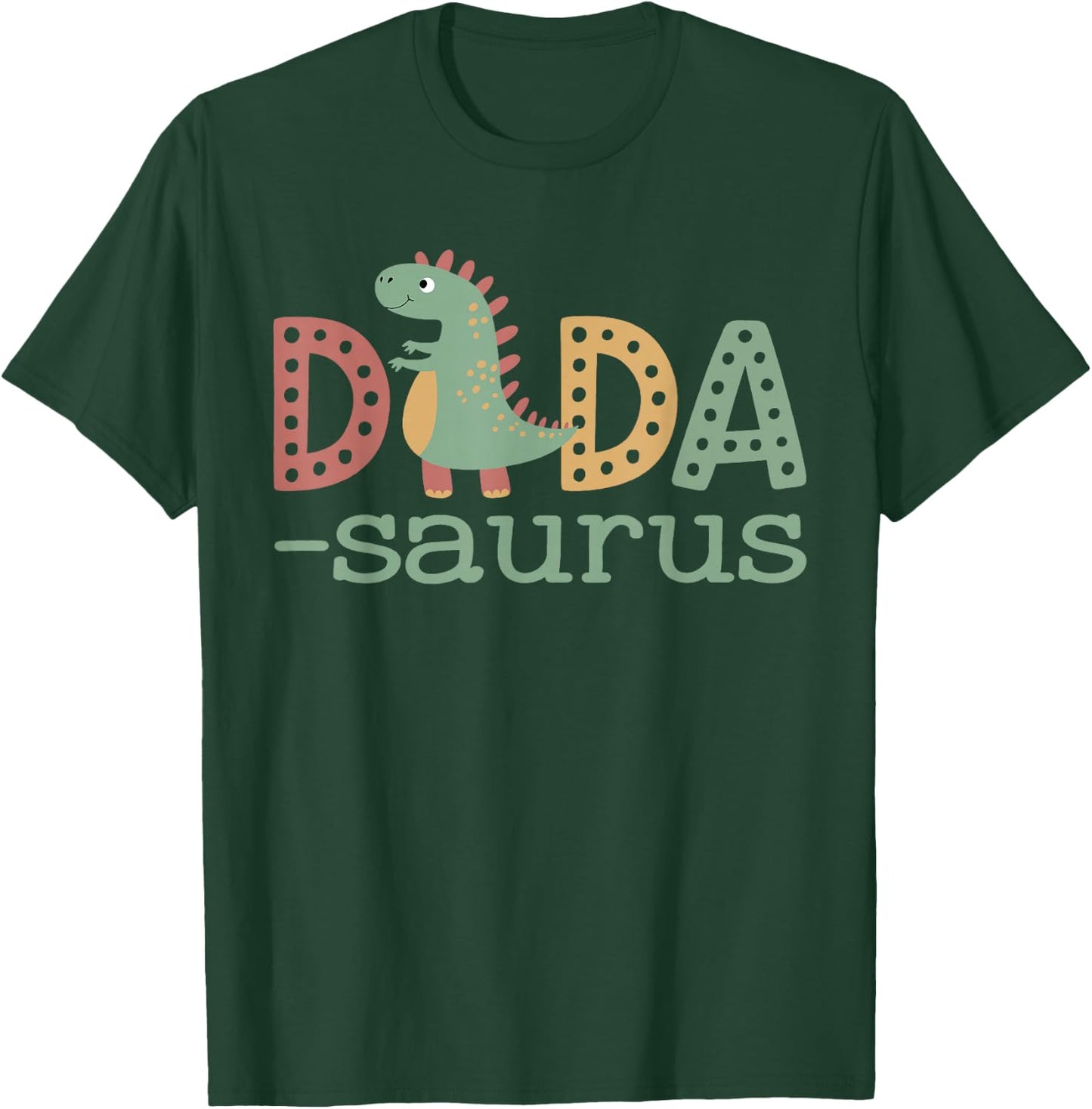 Dadasaurus T Rex Dinosaur Dada Saurus Family Matching Retro T-Shirt - T-Shirt | Forest