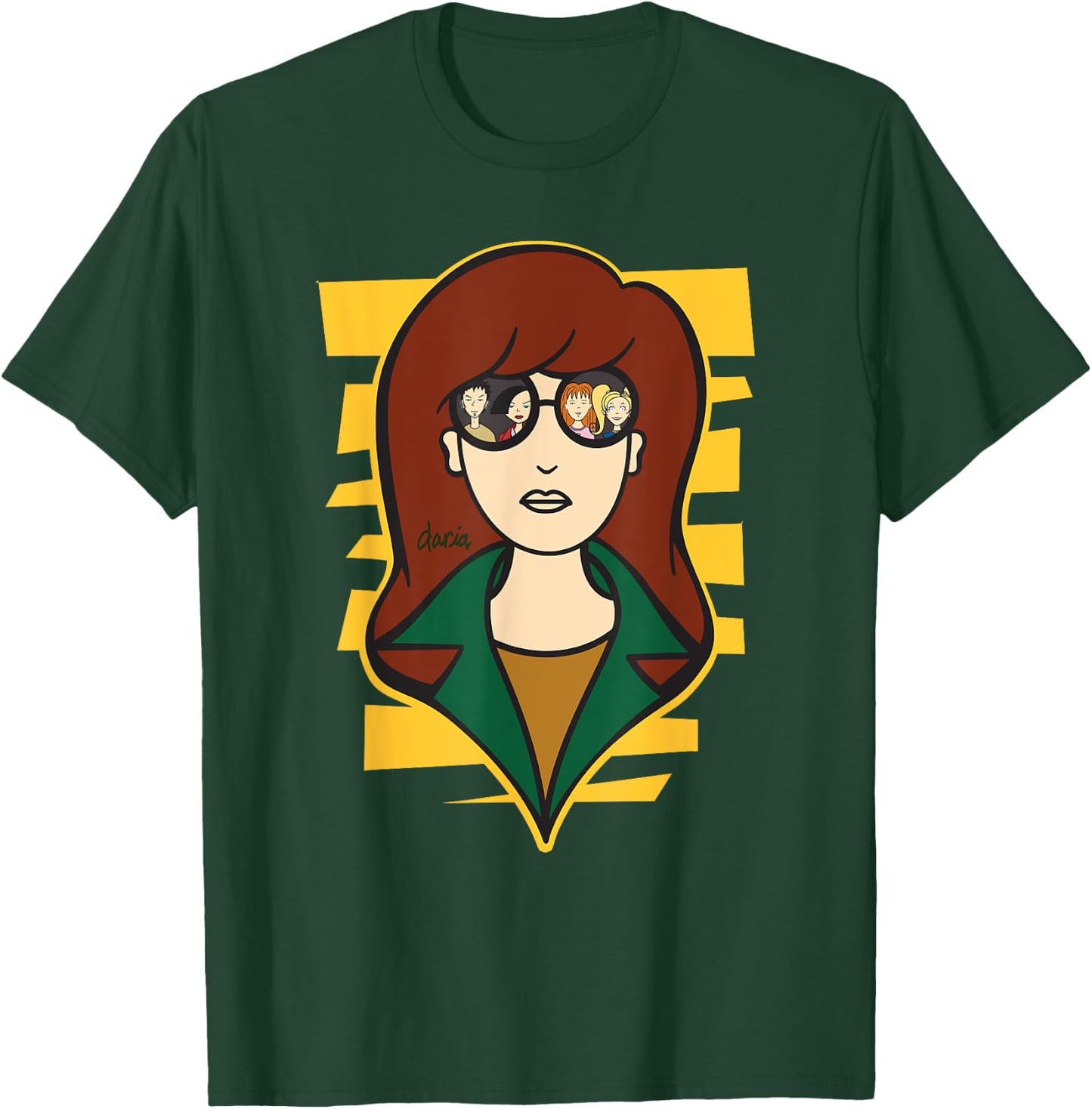 Mademark x Daria - Daria - Reflection T-Shirt - T-Shirt | Forest
