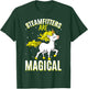 Steamfitters Are Magical Unicorn Job Pipefitter Profession T-Shirt - T-Shirt | Forest