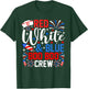 Red White And Boo Boo Crew 4th Of July Nurse Fireworks T-Shirt - T-Shirt | Forest