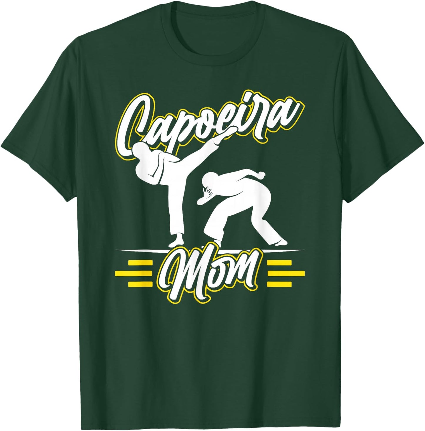 Capoeira Mom Hobby Trainer Brazil Martial Arts Mother Mommy T-Shirt - T-Shirt | Forest