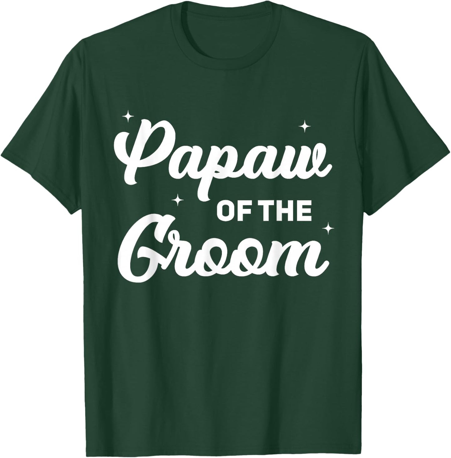 Papaw of The Groom Funny Wedding Marriage Groom Papaw T-Shirt - T-Shirt | Forest