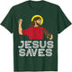Jesus Saves Baseball God Sports Christian Men Women Kids T-Shirt - T-Shirt | Forest