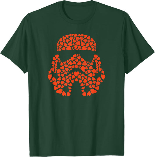 Star Wars Valentine's Day Stormtrooper Mini Hearts T-Shirt - T-Shirt | Forest