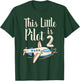 Kids 2 Year Old Boy Girl Airplane Pilot 2nd Birthday Party T-Shirt - T-Shirt | Forest