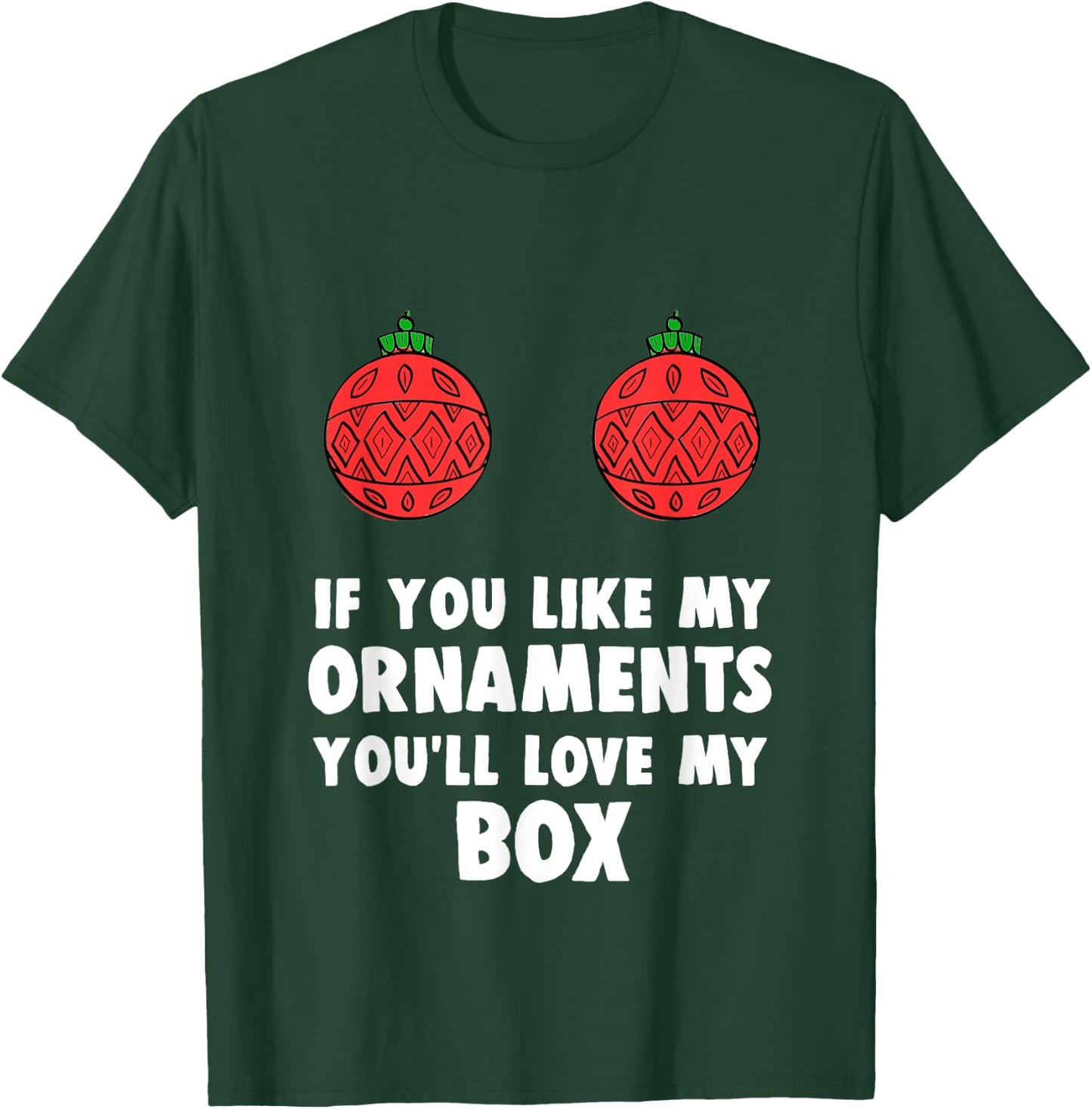 Funny Inappropriate Christmas Gag Xmas Gift T-Shirt - T-Shirt | Forest