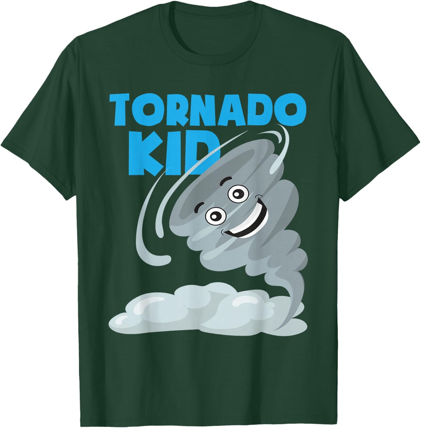Tornado Kid - Storm Hunter Hurricane Chaser Meteorology T-Shirt - T-Shirt | Forest