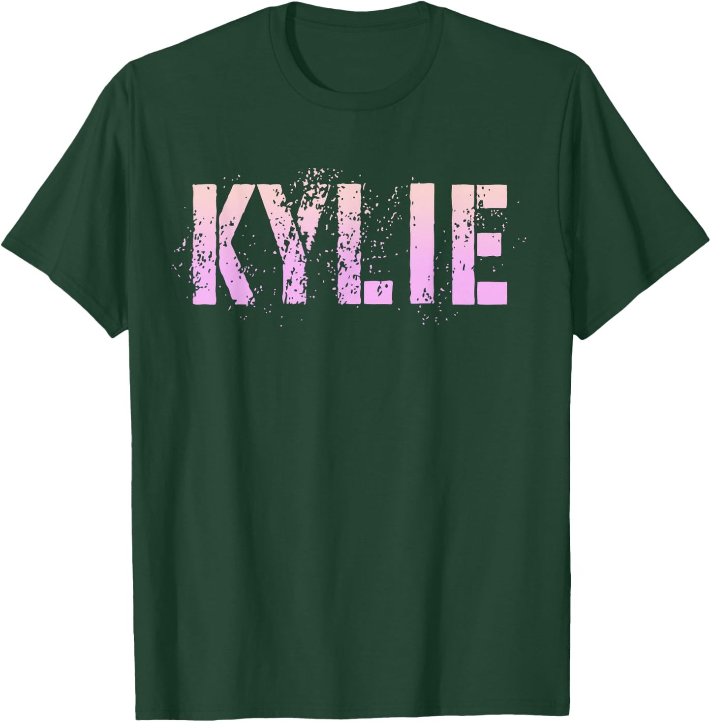 Vintage Kylie Girls Name Grunge Pink Custom Birthday Mom Sis T-Shirt - T-Shirt | Forest