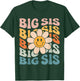 Soon To Be New Big Sister Retro Proud Big Sis Announcement T-Shirt - T-Shirt | Forest