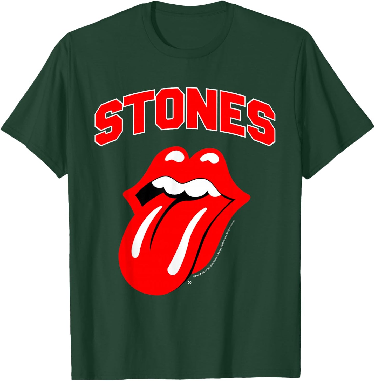 Rolling Stones Official Varsity T-Shirt - T-Shirt | Forest