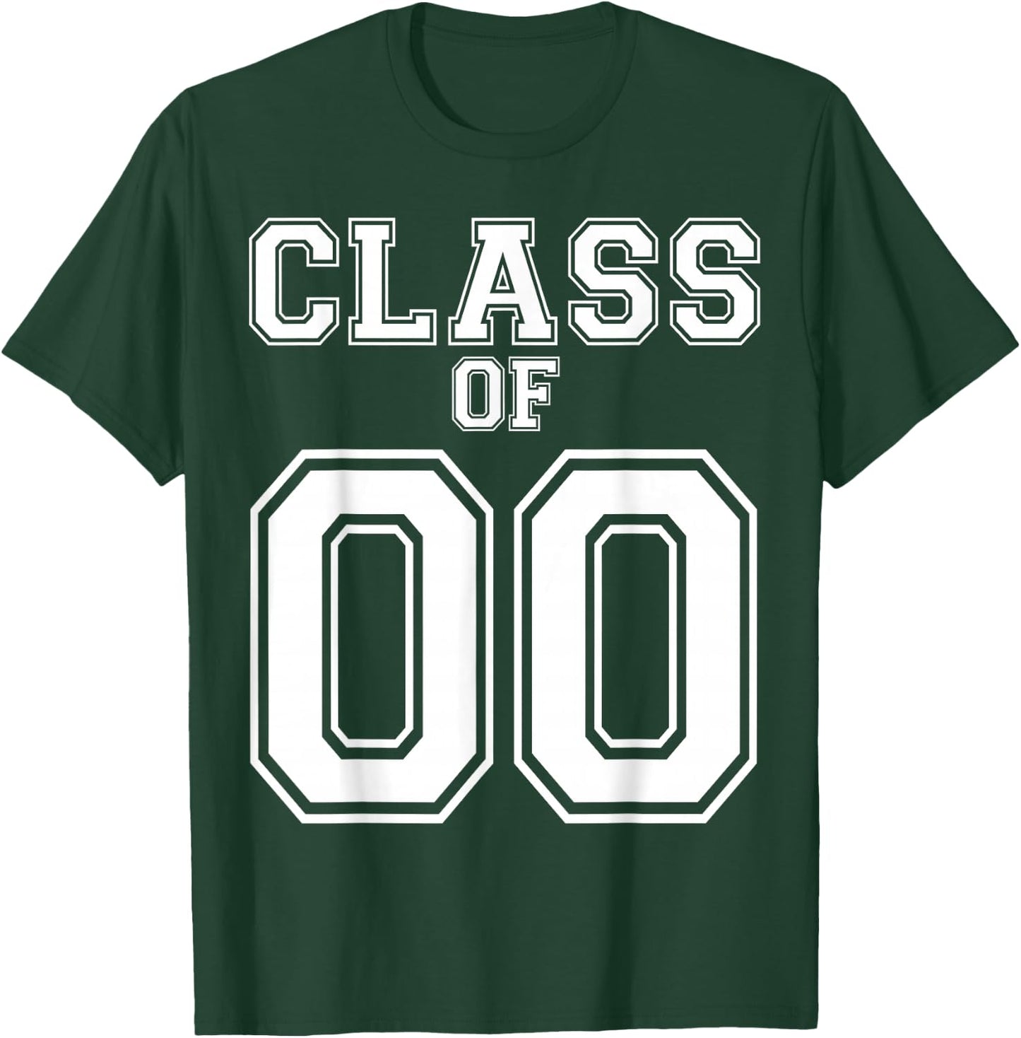 Class Of 2000 Custom Graduation Senior Personalized Grads T-Shirt - T-Shirt | Forest