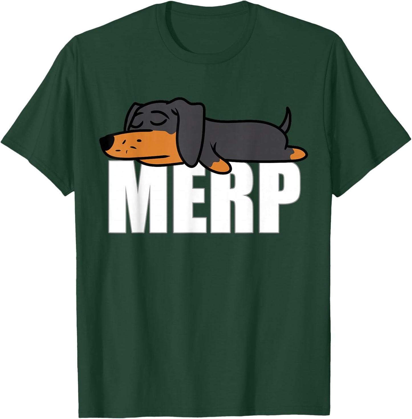 Dachshund Internet Dank Meme Merp Gifts Women Men T-Shirt - T-Shirt | Forest