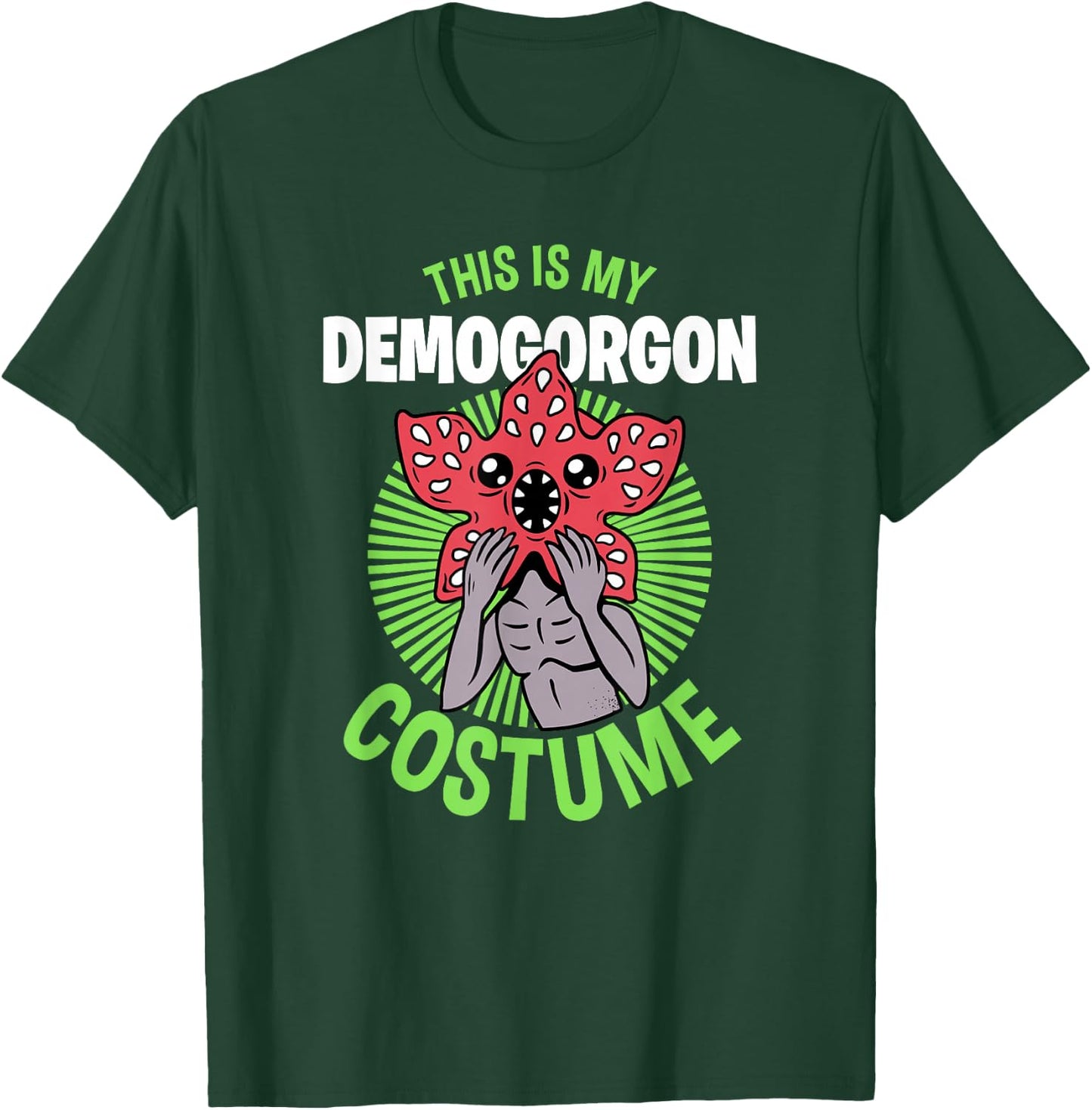 Stranger Things Halloween This is My Demogorgon Costume T-Shirt - T-Shirt | Forest