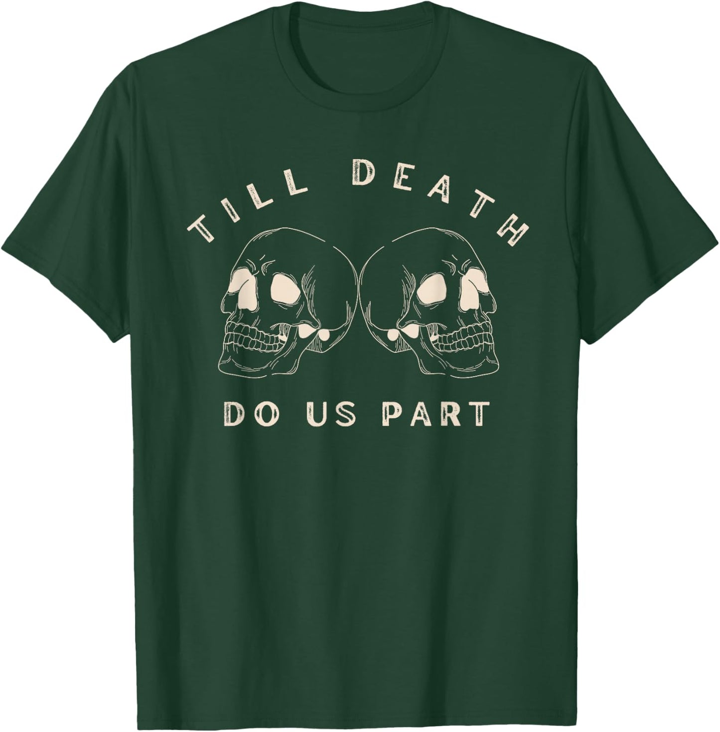 Till death do us part Halloween bachelorette party T-Shirt - T-Shirt | Forest