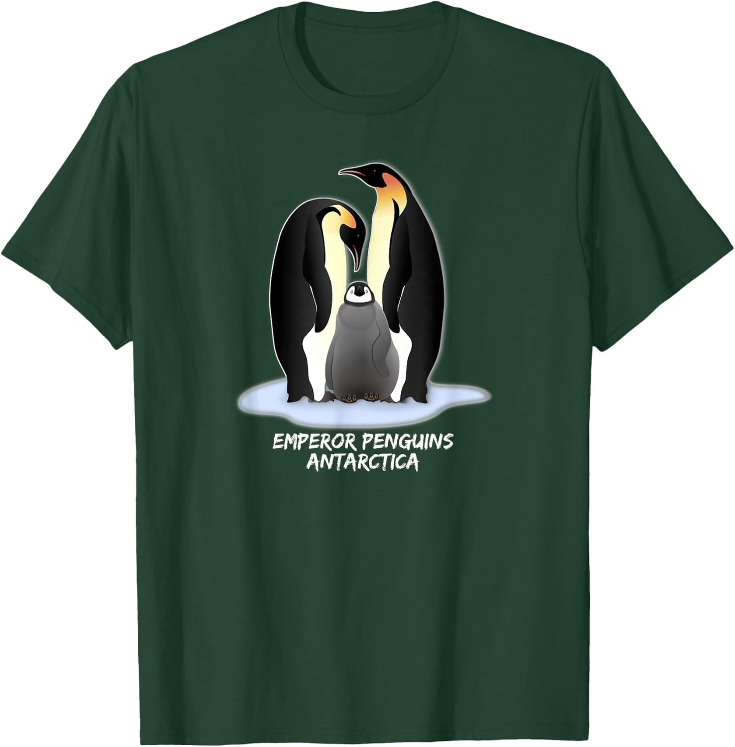 Emperor Penguins Antarctica #2 nature, wildlife T-Shirt - T-Shirt | Forest