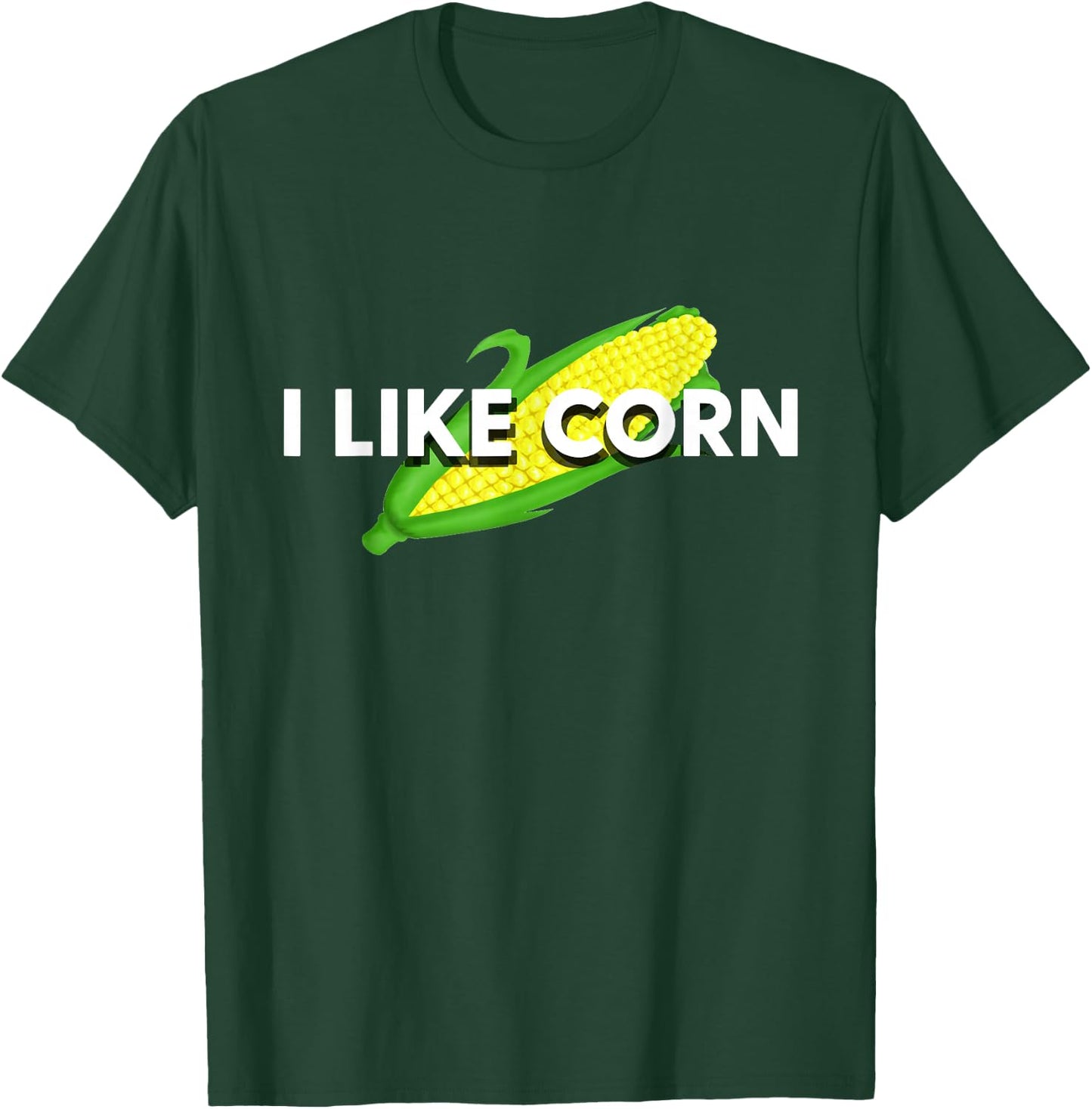 I Like Corn Vegetable Maize Food Corn Lover Gift T-Shirt - T-Shirt | Forest