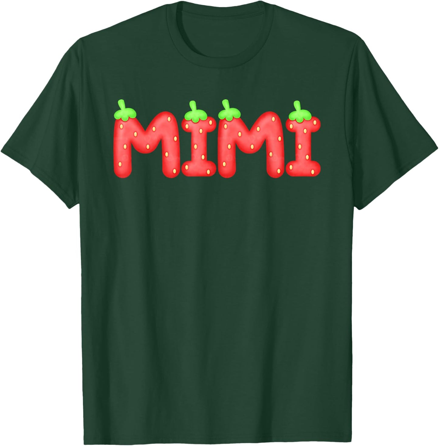 Mimi Strawberry Berry First Birthday Family Matching T-Shirt - T-Shirt | Forest