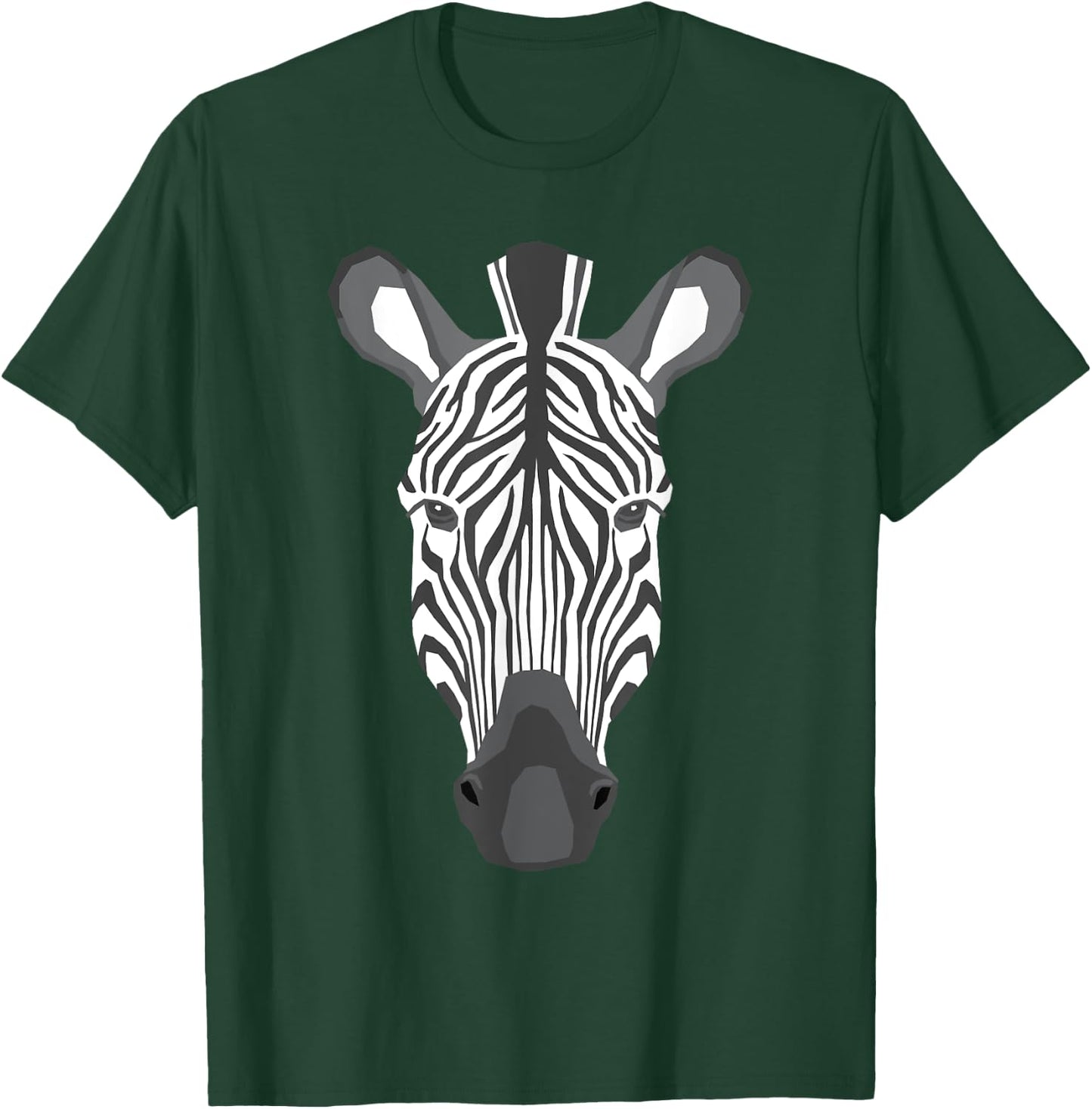 Zebra Head - Wildlife Safari Animal Lover Zookeeper T-Shirt - T-Shirt | Forest
