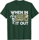 When In Doubt Throttle It Out Motorcycle Enduro Dirt Bike T-Shirt - T-Shirt | Forest