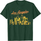 Los Angeles Skyline LA Vintage California T-Shirt - T-Shirt | Forest