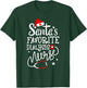 Santa's Favorite Dialysis Nurse Christmas Nephrology Nursing T-Shirt - T-Shirt | Forest
