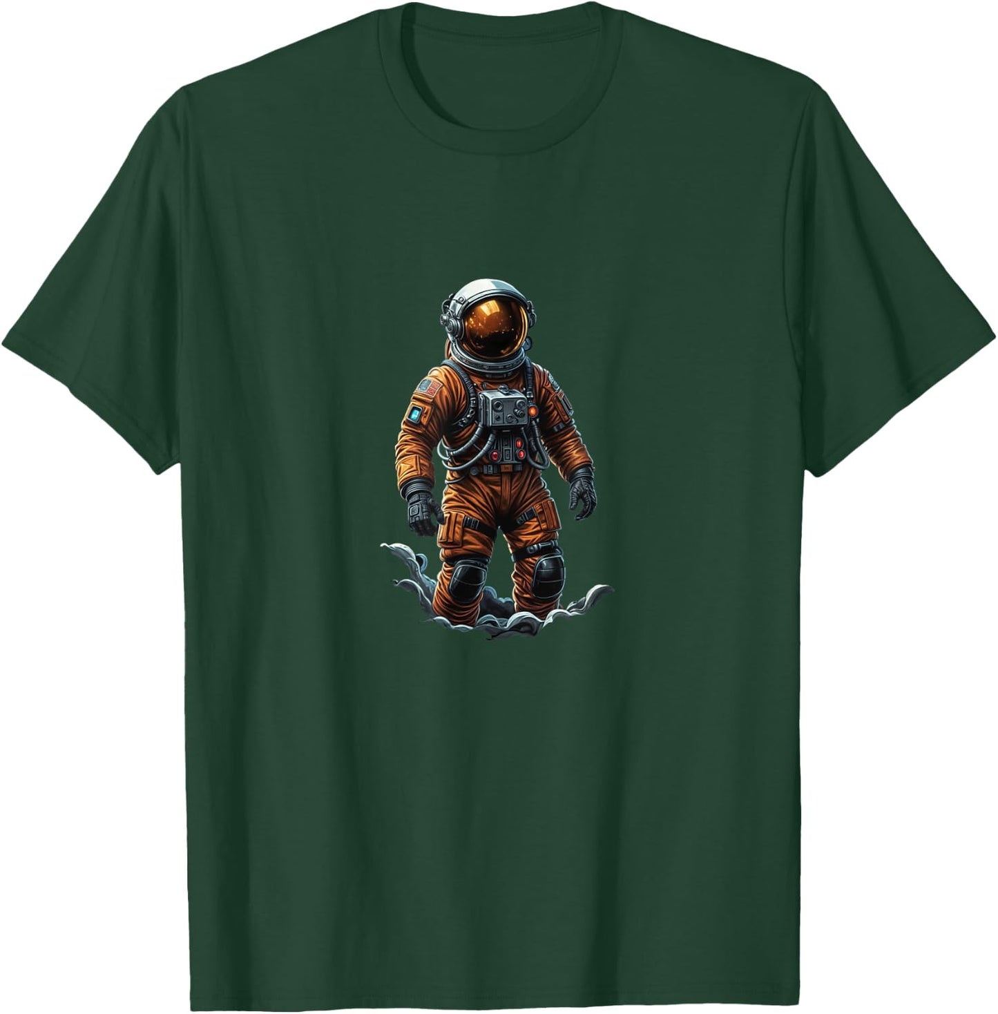 Astronaut Outer Space | Casual Graphic Streetwear Men Woman T-Shirt - T-Shirt | Forest