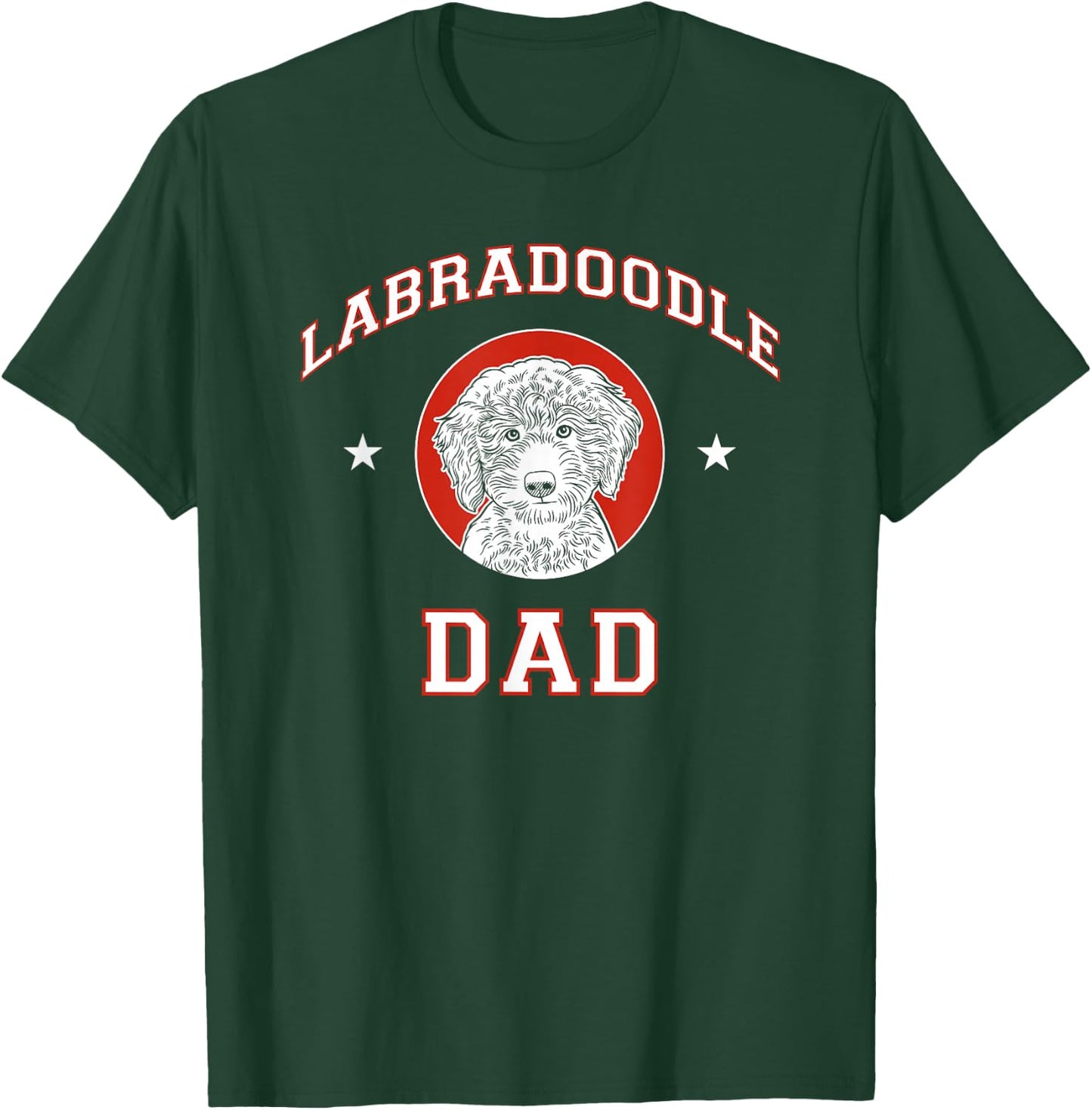 Labradoodle Dad Dog Father Men Women Girls Kids T-Shirt - T-Shirt | Forest