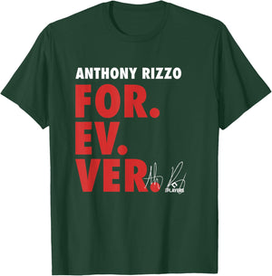 Anthony Rizzo Forever Baseball Sports - Apparel T-Shirt - T-Shirt | Forest