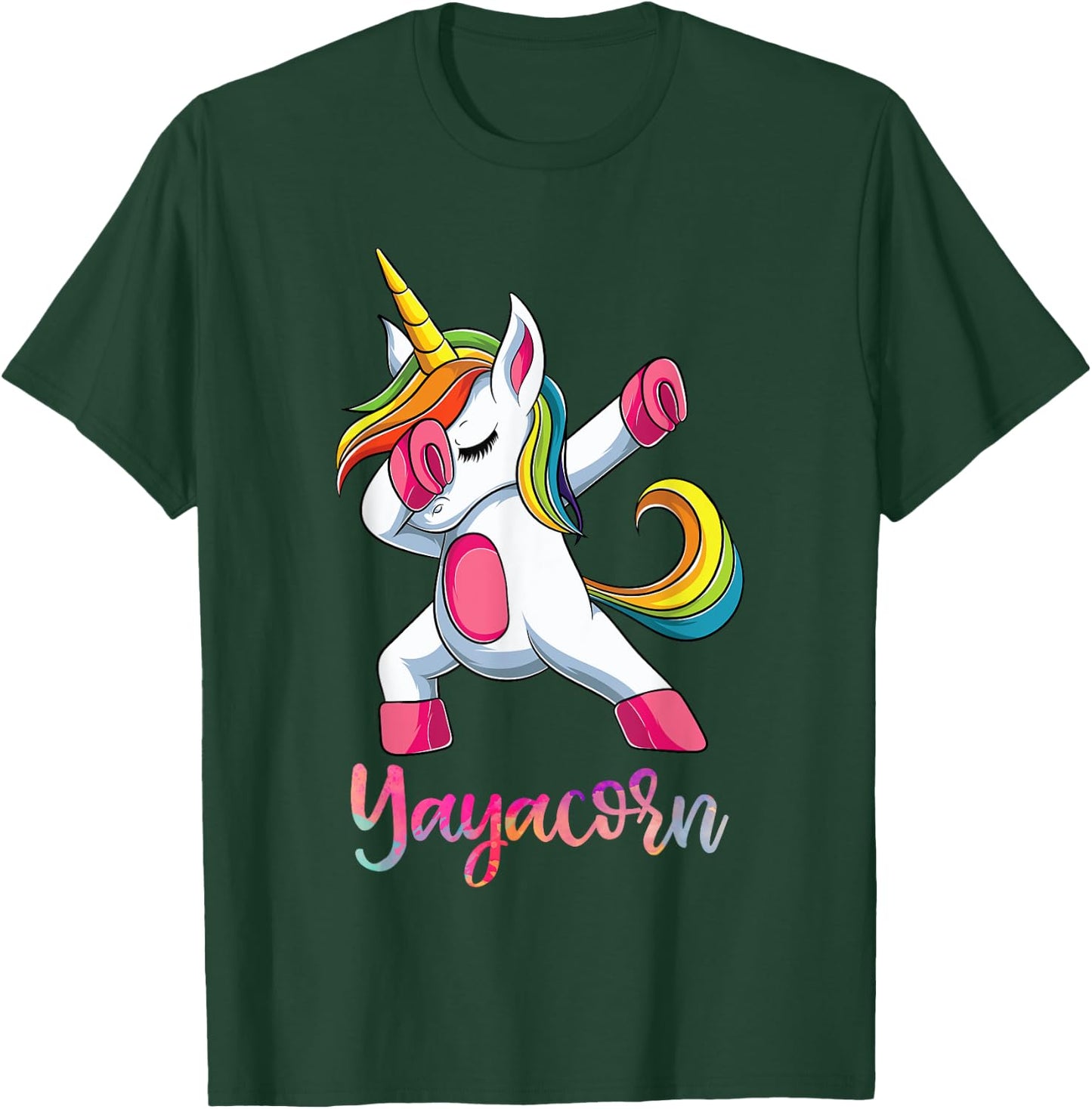 Yayacorn Yaya Unicorn Shirt, Mothers Day Greek Grandma T-Shirt - T-Shirt | Forest