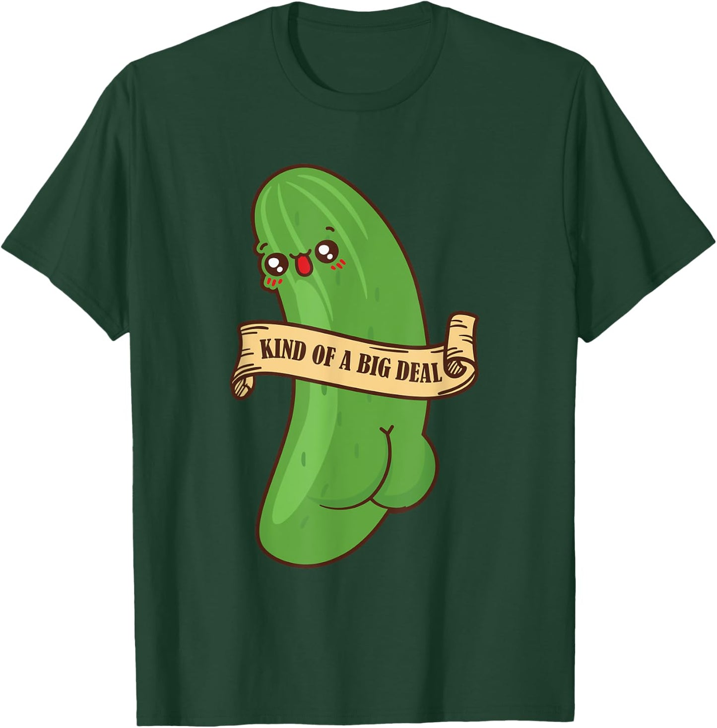 Funny Adult Christmas Pickle Kind Of A Big Deal T-Shirt - T-Shirt | Forest