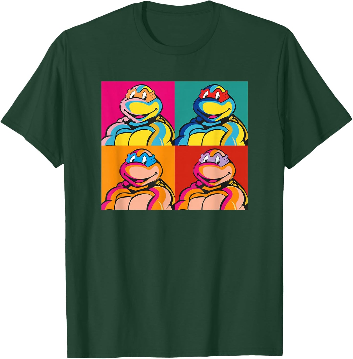 Donatello, Michelangelo, Leonardo & Donatello - Pop Art T-Shirt - T-Shirt | Forest