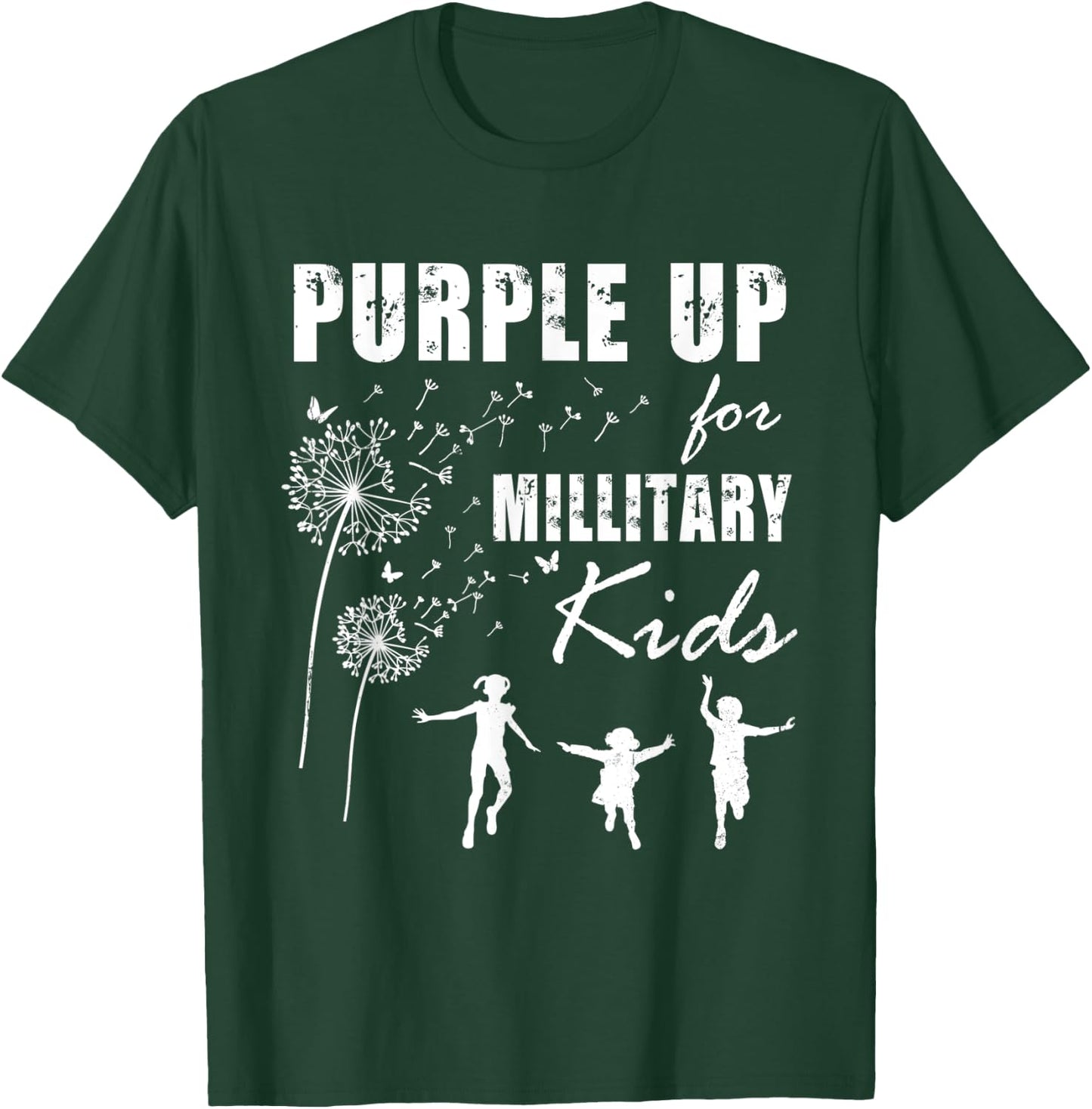 Purple Up for Military Kids Month of the Military Child T-Shirt - T-Shirt | Forest