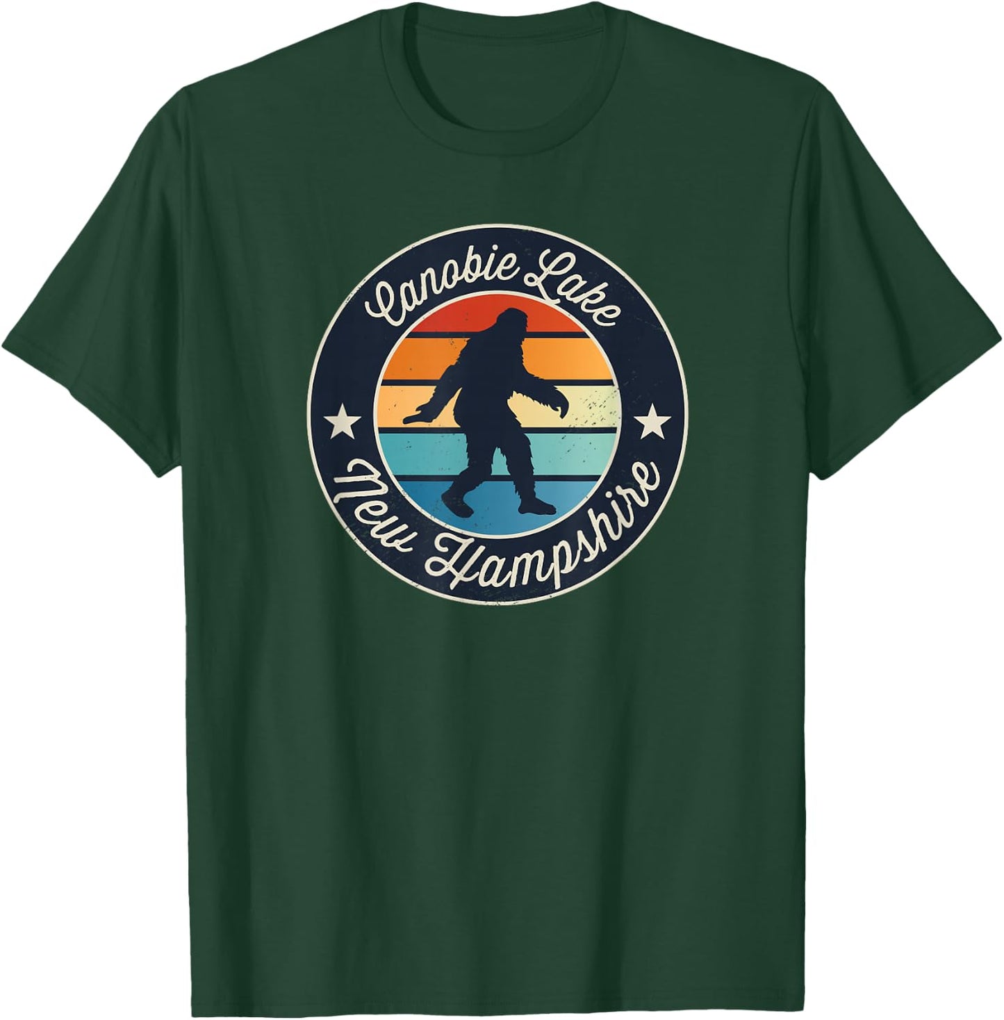 Canobie Lake New Hampshire Sasquatch Souvenir T-Shirt - T-Shirt | Forest
