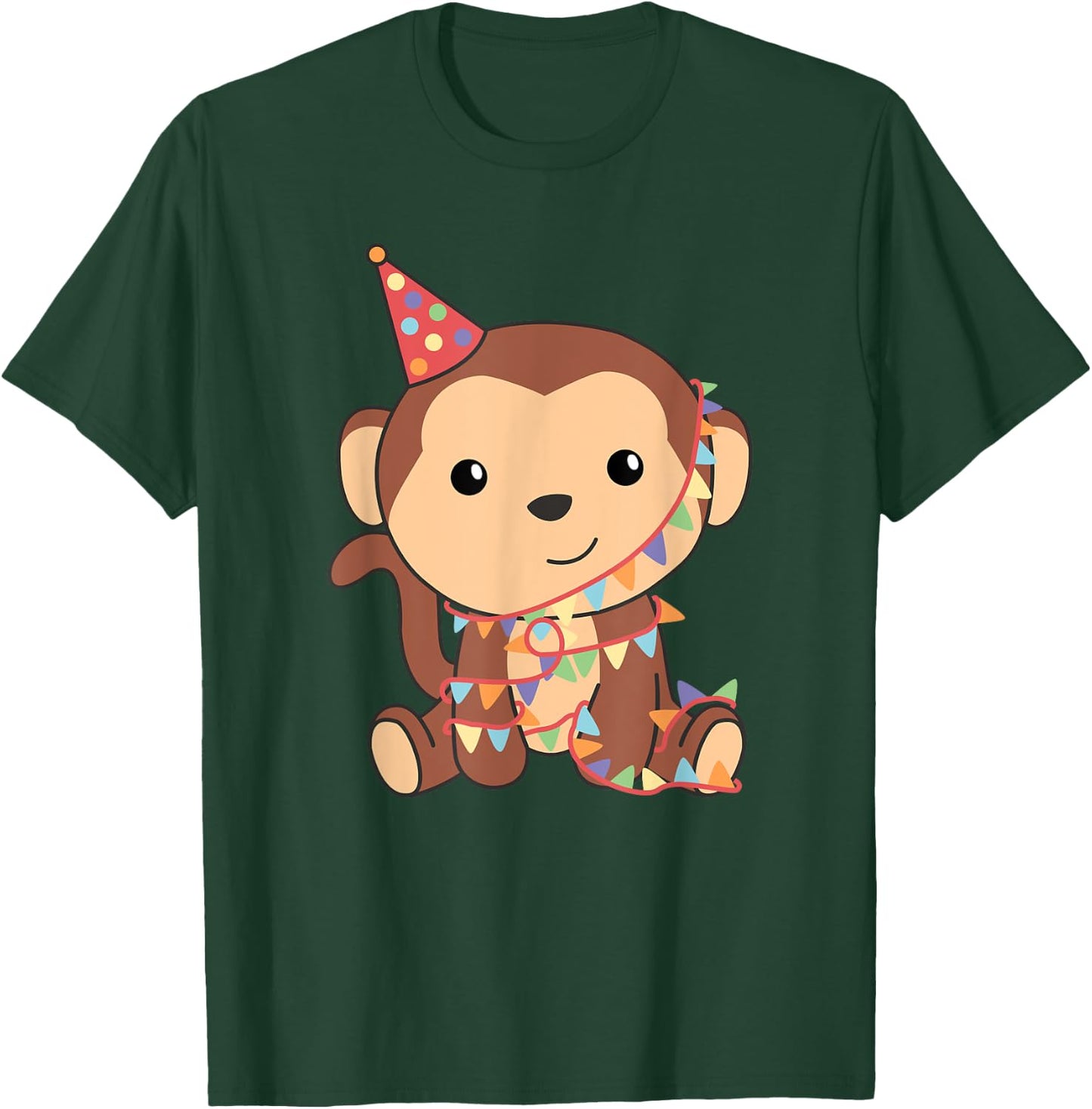 Birthday Monkey for Kids A Birthday Monkey T-Shirt - T-Shirt | Forest