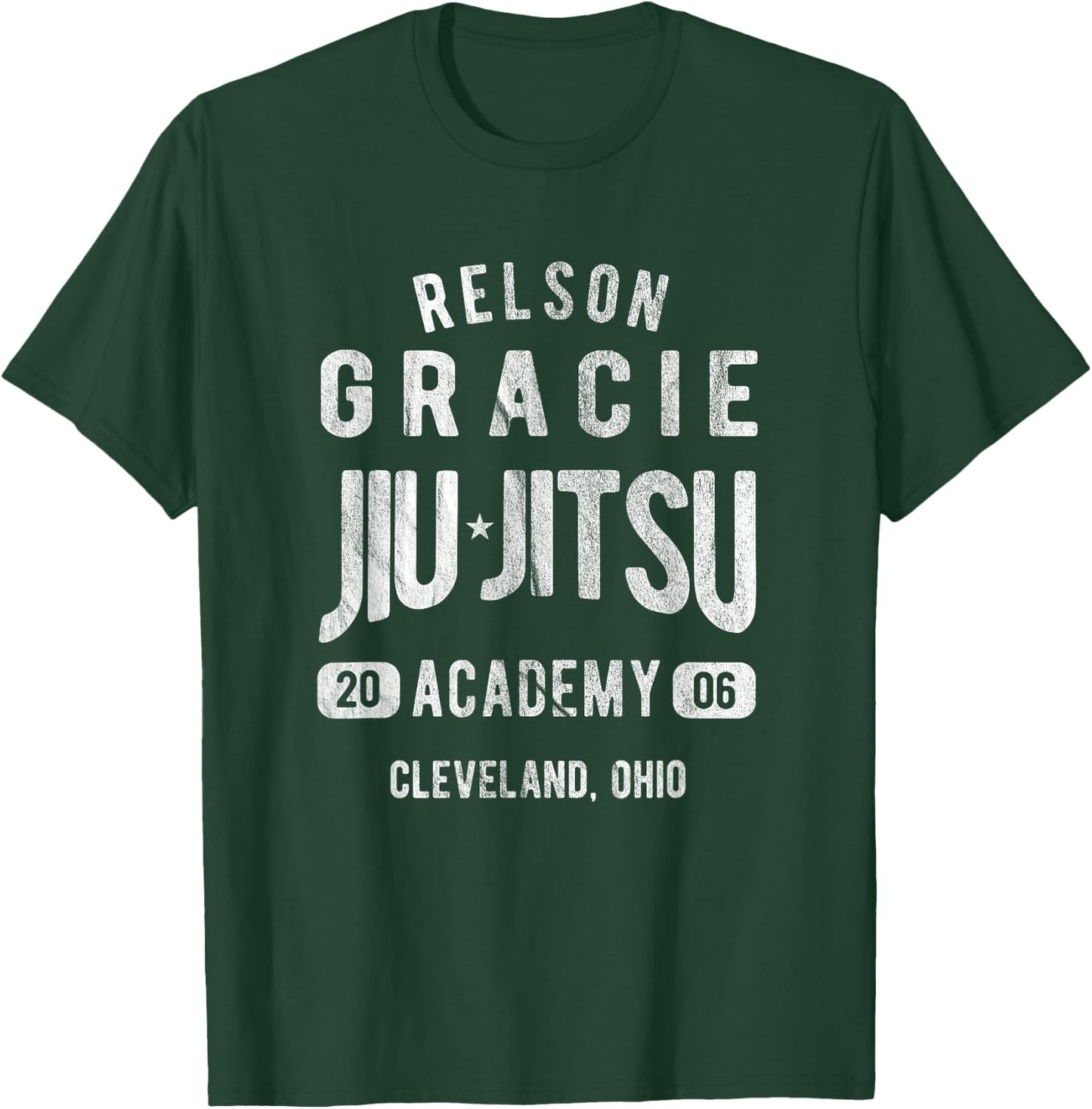 Relson Gracie Cleveland USA Jiu-Jitsu T-Shirt - T-Shirt | Forest