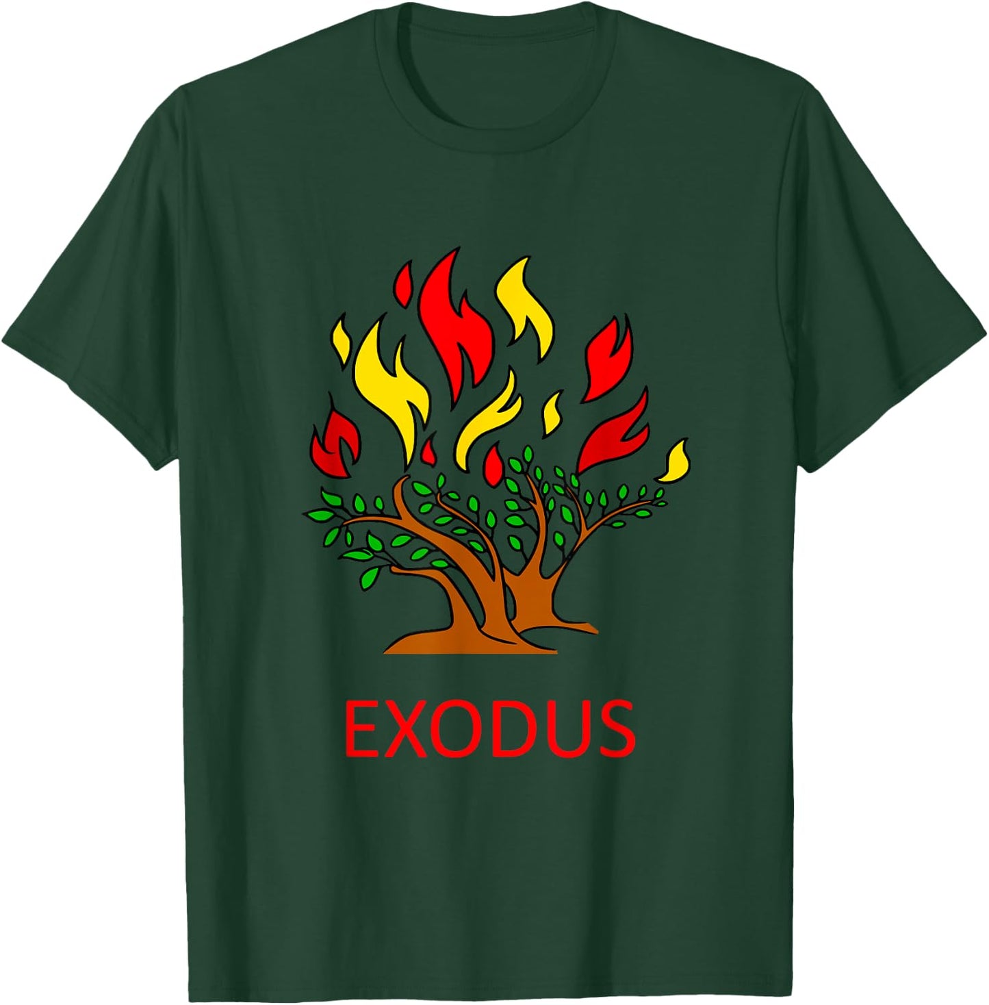 The Burning Bush - Moses Old Testament Bible - Exodus T-Shirt - T-Shirt | Forest