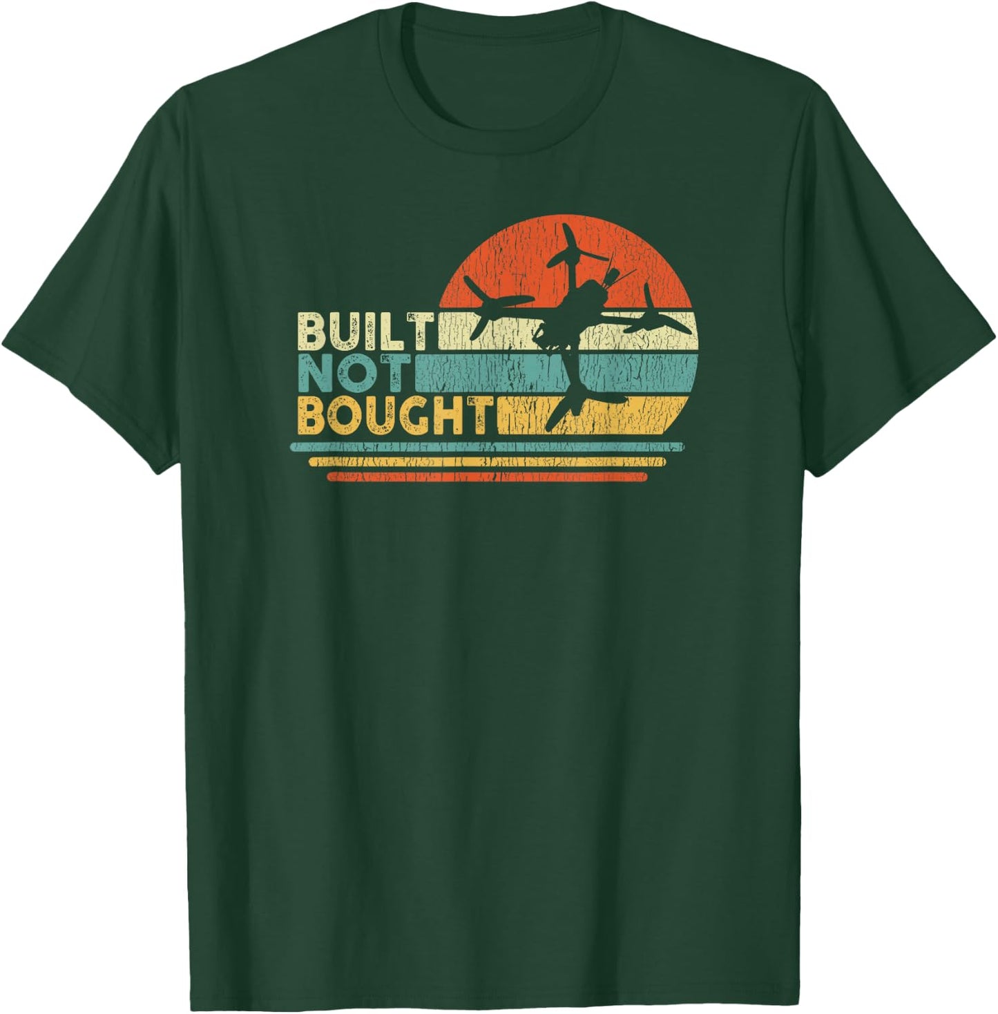 Built Unpurchased Drone Builder Freestyle FPV Race T-Shirt - T-Shirt | Forest