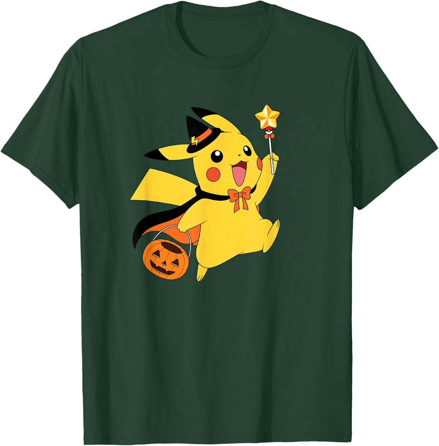 Pokémon - Halloween Pikachu Star Candy T-Shirt - T-Shirt | Forest