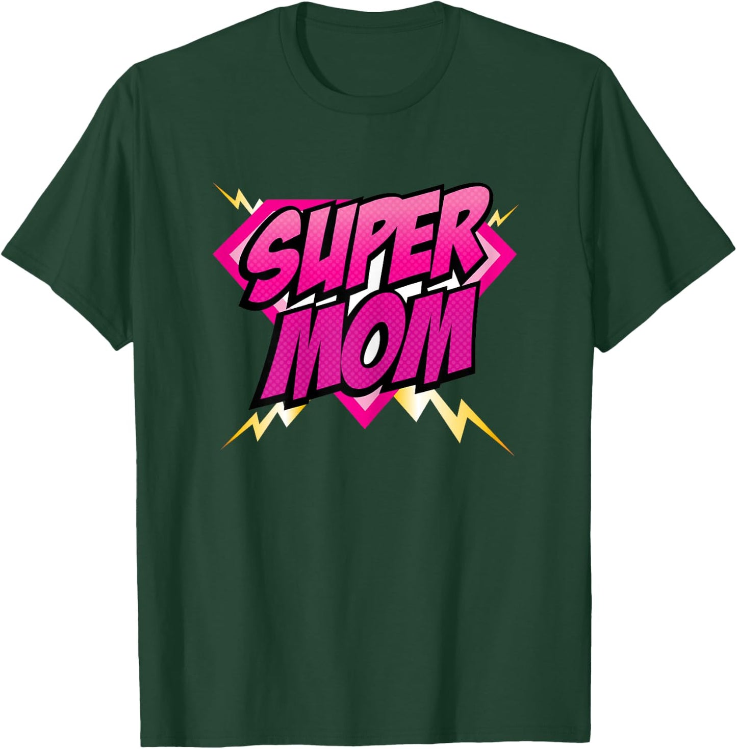 Super Mom Superhero Mommy Comic Book Women T-Shirt - T-Shirt | Forest