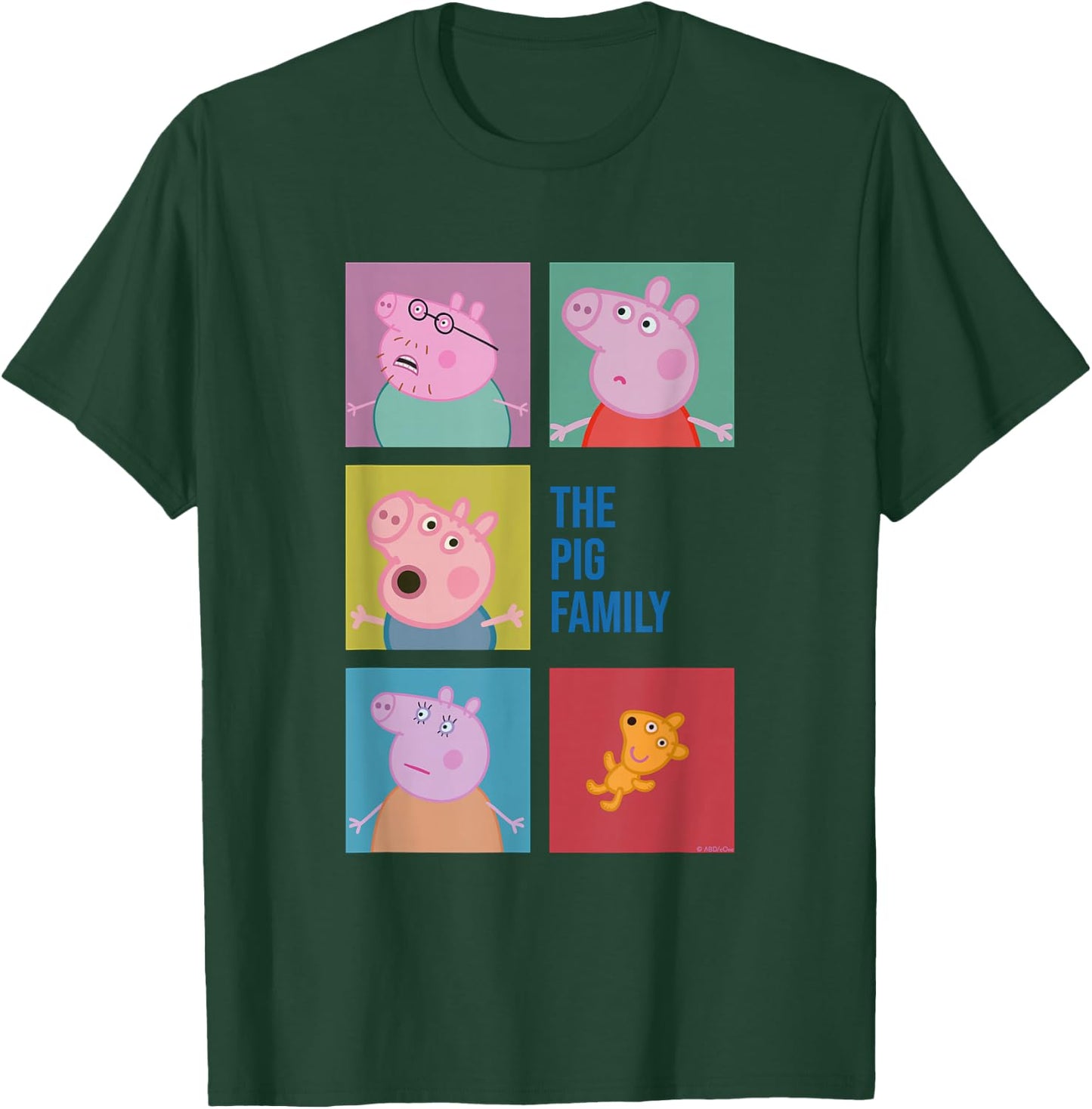 Peppa Pig - The Pig Family T-Shirt - T-Shirt | Forest