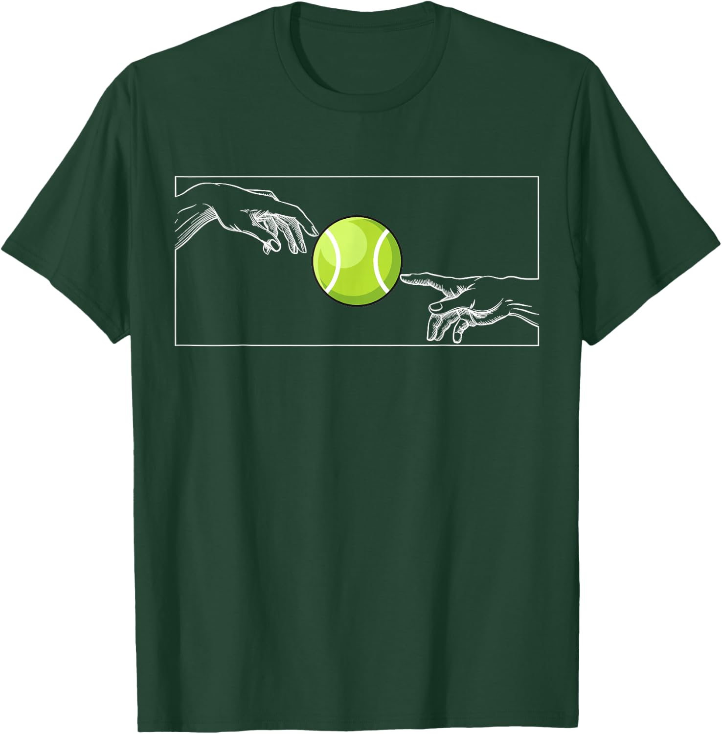 Tennis Ball for Tennis Players Tennis Player Tennis T-Shirt - T-Shirt | Forest