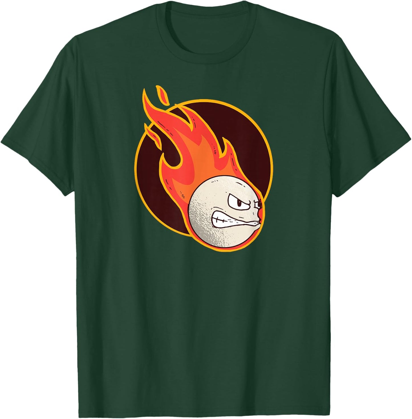 Dodgeball burning ball players beach Sports Dodgeball T-Shirt - T-Shirt | Forest