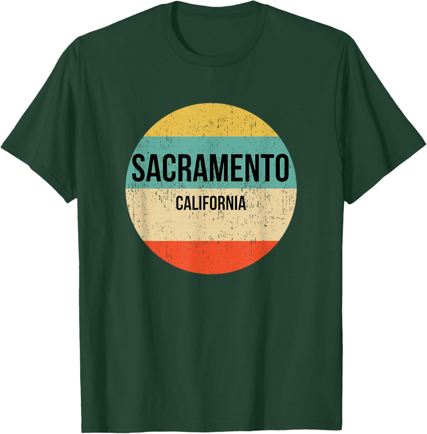 Sacramento California Shirt | Sacramento T-Shirt - T-Shirt | Forest
