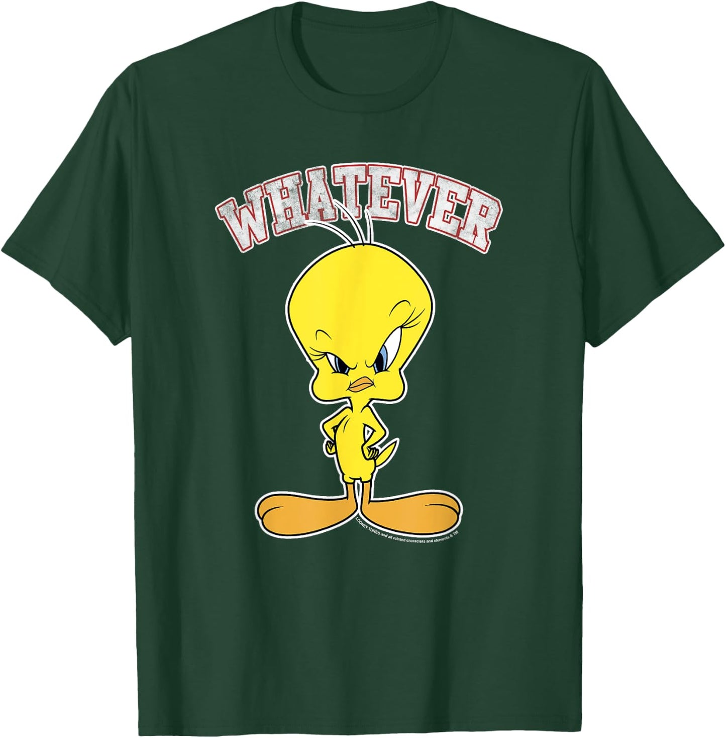 Looney Tunes Tweety Whatever Mad Face T-Shirt - T-Shirt | Forest