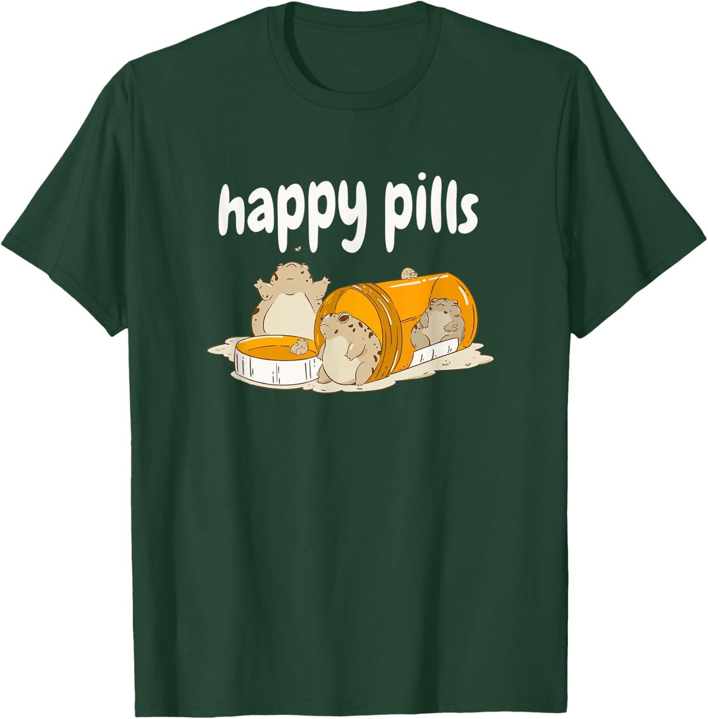 Desert Rain Frog Happy Pills T-Shirt - T-Shirt | Forest