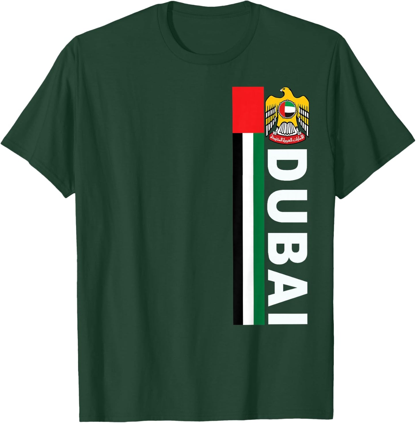 Dubai Sports-Style United Arab Emirates City T-Shirt - T-Shirt | Forest